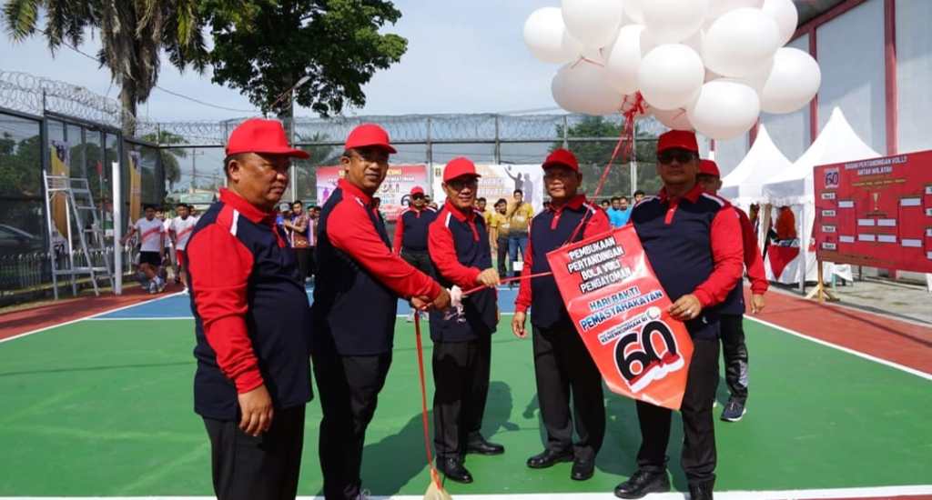 Meriahkan HBP ke-60, Kakanwil Kemenkumham Sumut Buka Pertandingan Olahraga&nbsp;Pengayoman