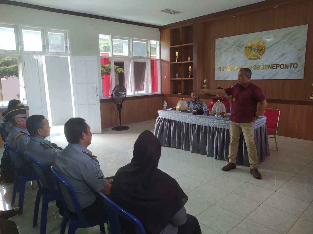 Kunjungi Rutan Jeneponto, Kanwil Kemenkum HAM Sulsel Pantau Fasilitas&nbsp;Publik