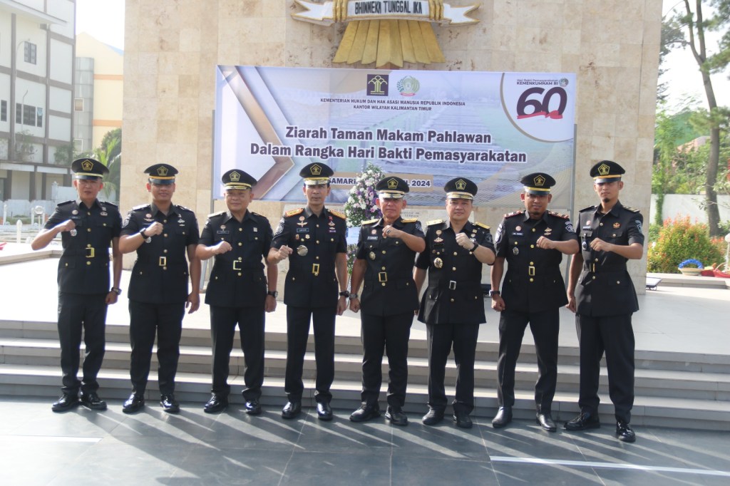 Peringati HBP ke-60, Rutan Samarinda Ikuti Upacara Tabur Bunga di TMP Pahlawan Kusuma&nbsp;Bangsa