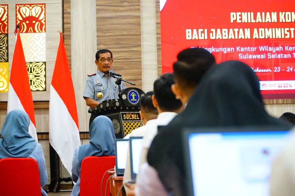 60 Pegawai Satker Kanwil Kemenkumham Sulsel Ikuti Penilaian&nbsp;Kompetensi