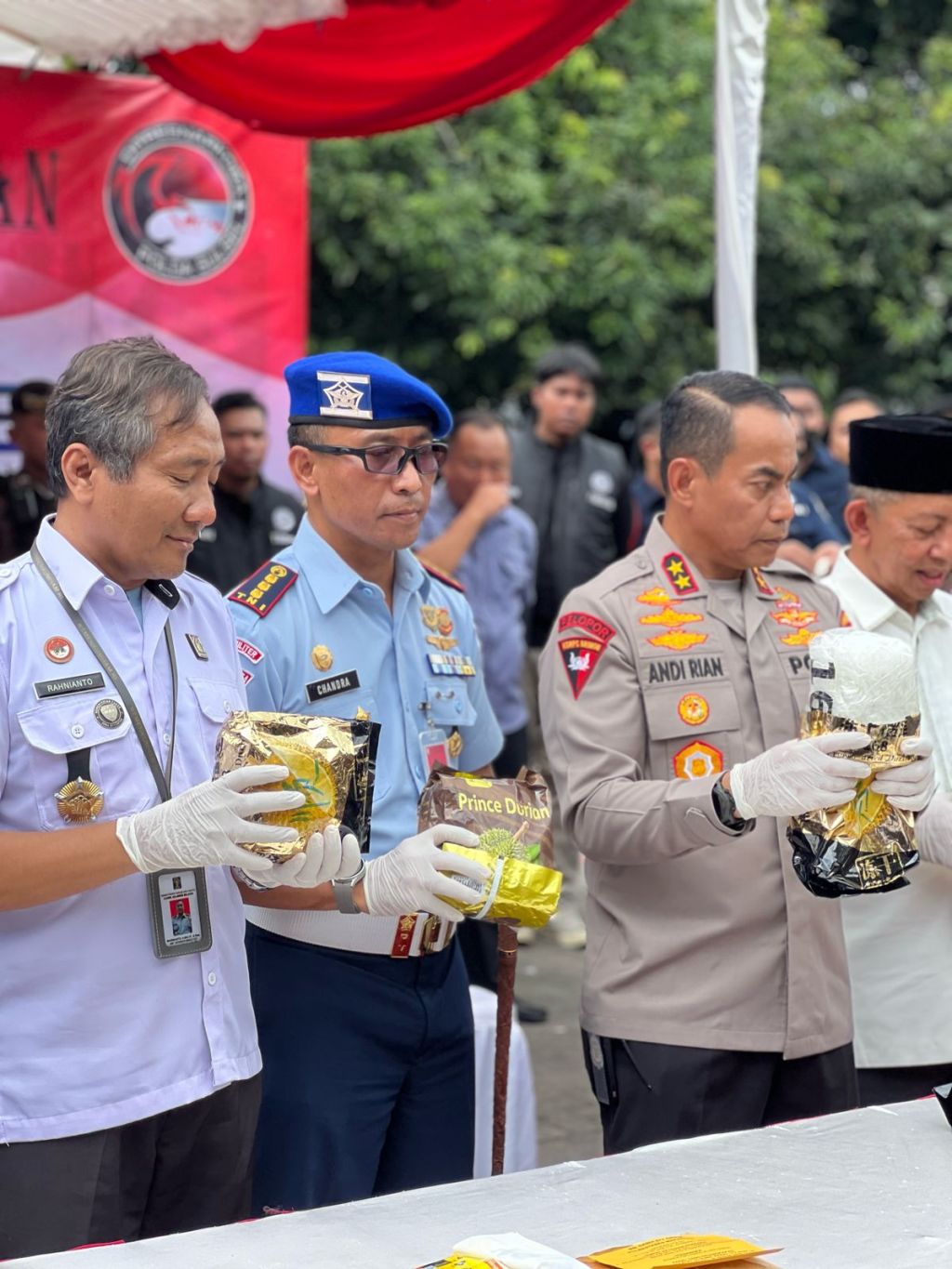 Kanwil Kemenkumham Sulsel Hadiri Pemusnahan Narkoba di Polda&nbsp;Sulsel