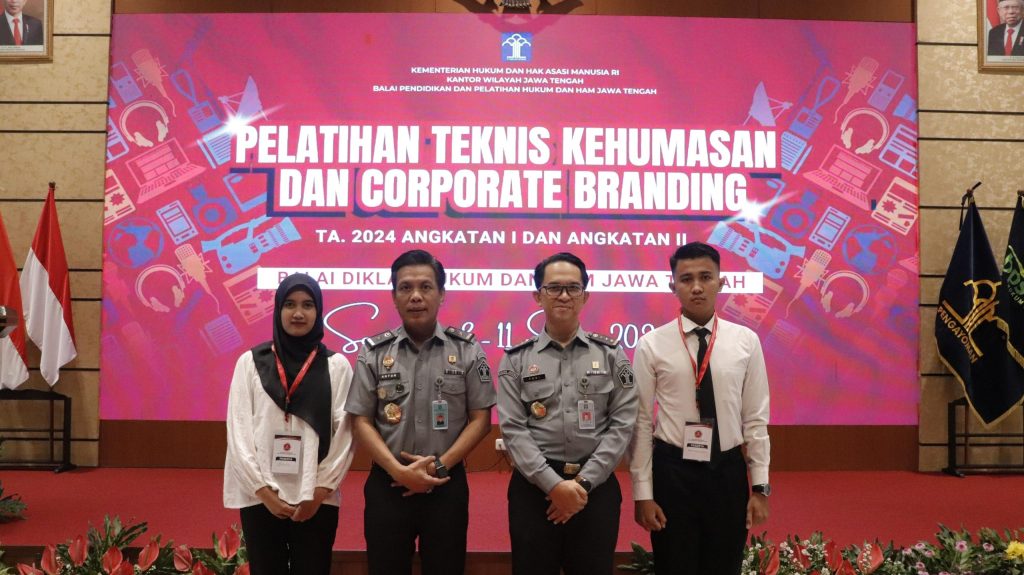 Kembangkan Potensi Kehumasan & Corporate Branding, Kemenkumham Jateng Gelar&nbsp;Pelatihan