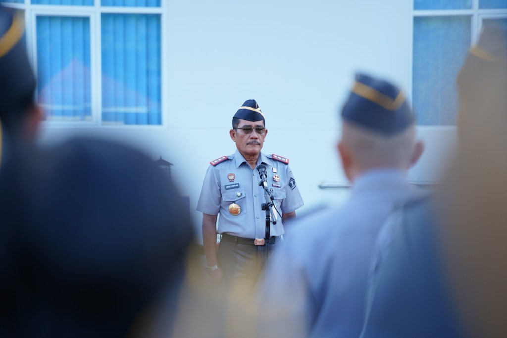 Pimpin Apel Pagi, Kakanwil Kemenkumham Sulsel Minta Pegawai Bertanggungjawab Atas Capaian&nbsp;WBK