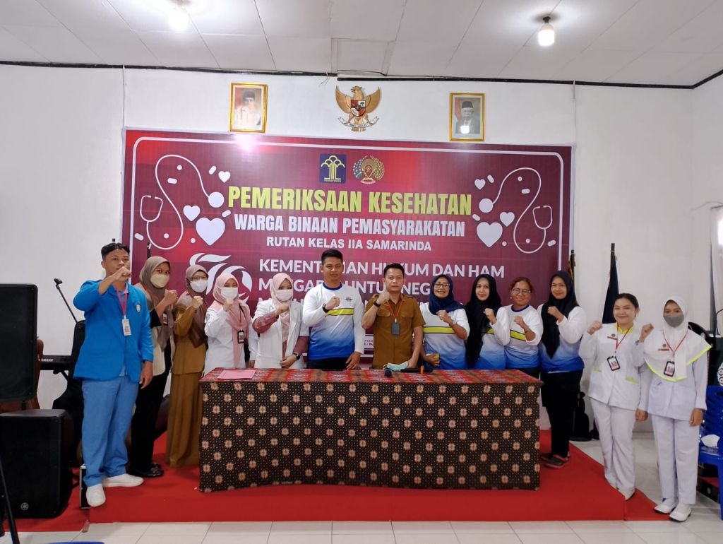 Peringati Hari Pengayoman ke-79, Rutan Samarinda Laksanakan Pemeriksaan Kesehatan Bagi&nbsp;WBP