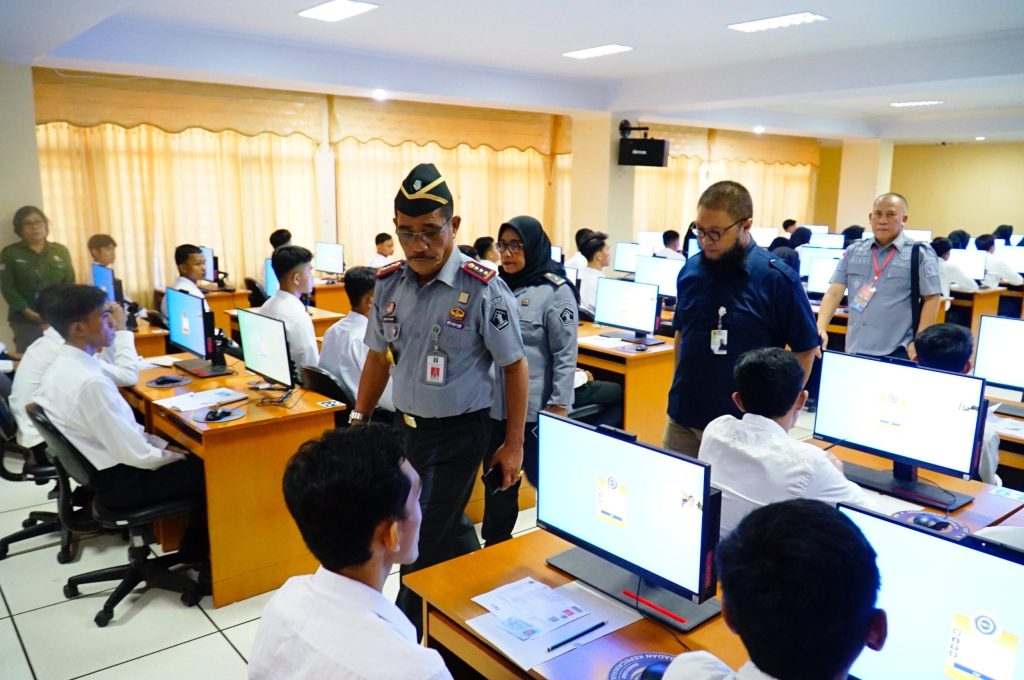 Kakanwil Kemenkumham Sulsel Pantau SKD Catar Poltekim/Poltekip