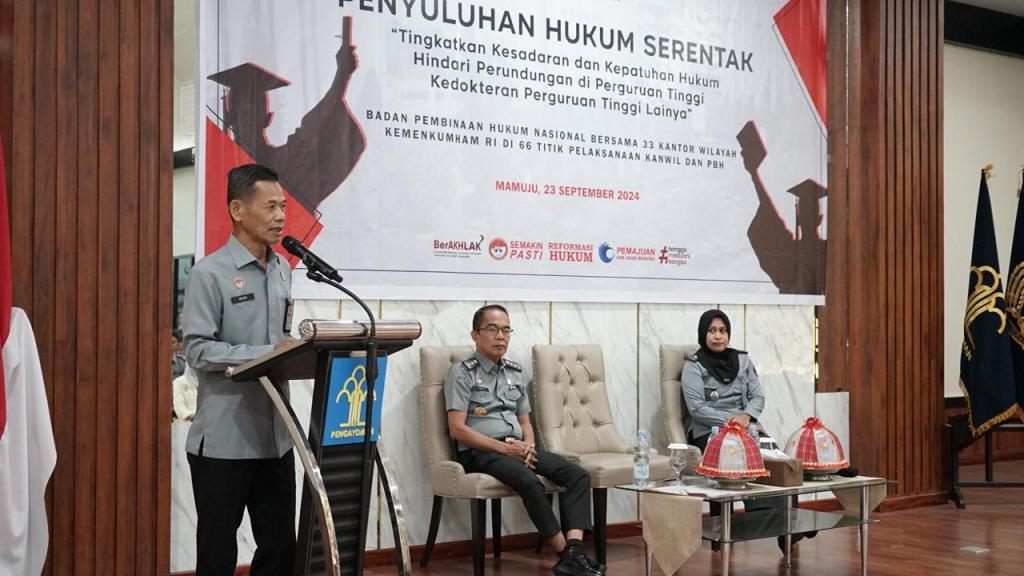 Peringati Hari Sarjana Nasional, Kemenkumham Sulbar Gelar Penyuluhan&nbsp;Serentak