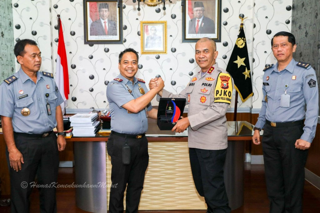 Kakanwil Andi Taletting Jalin Silaturahmi dengan Kapolda Malut, Perkuat Sinergi&nbsp;APH