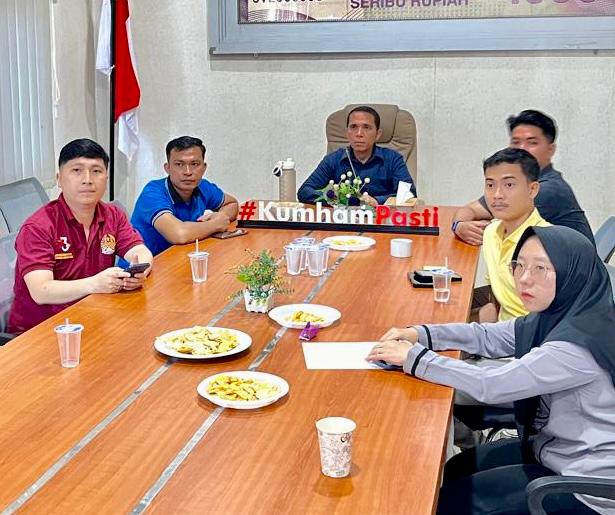 Kemenkumham Malut dan Biro SDM Matangkan Persiapan SKD CAT Seleksi&nbsp;CPNS