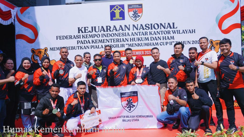 9 Medali Dibawa Pulang oleh Kesatria Kempo Kemenkumham Malut di Ajang&nbsp;Kejurnas