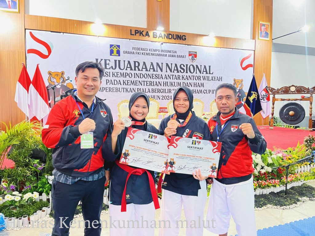 Kemenkumham Malut Raih 2 Medali di Kejurnas FKI Menkumham Cup II di Jawa&nbsp;Barat